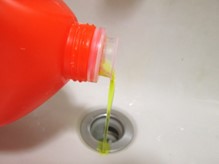 Using Chemical Drain Cleaners