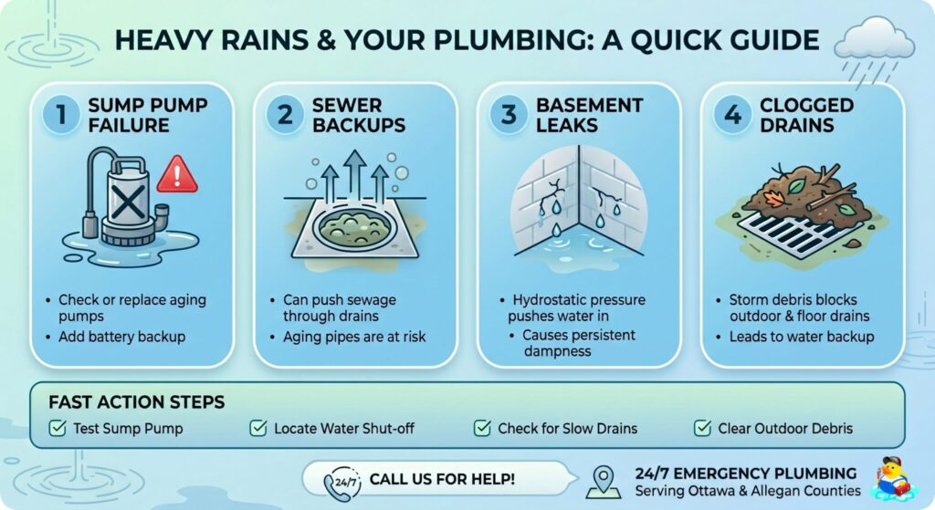 What Heavy Rains do to Your Plumbing